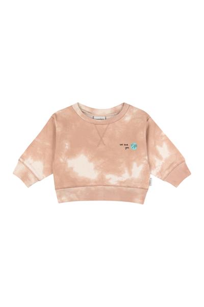 Antebies / Bej Batik Sweatshirt ve Pantolon Set Bej