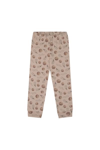 Antebies / Kurabiye Canavari Uzun Kollu Pijama Takımı Kahve