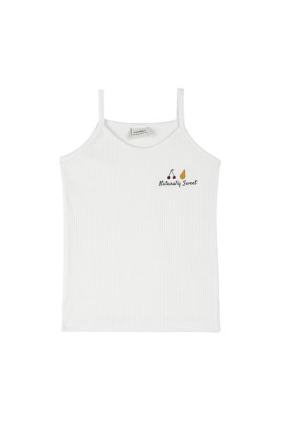 Antebies / Meyve Salatası Atlet Üçlü Set Beyaz