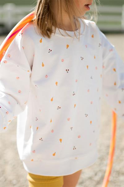 Antebies / Meyve Salatası Sweatshirt Beyaz