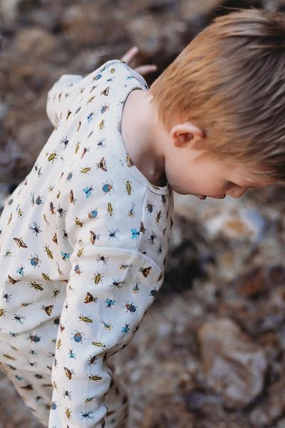 Antebies / Minik Dostlar Uzun Kollu Pijama Takımı Yeşil