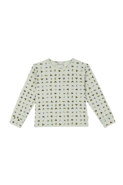 Antebies / Minik Dostlar Uzun Kollu Pijama Takımı Yeşil