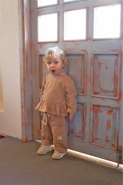 Auntie Me / BRUSH ‘ROOM TO GROW FLANNEL TROUSERS100% organic cotton flannel-GOTS certified Gülkurusu