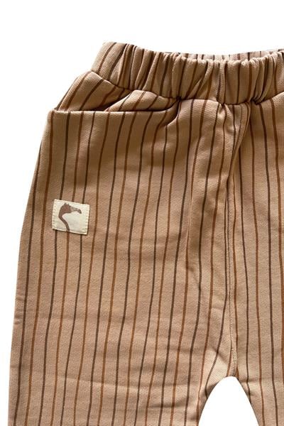 Auntie Me / ‘WAVY STRIPED TROUSERS100% organic cotton futter-GOTS certified Nature