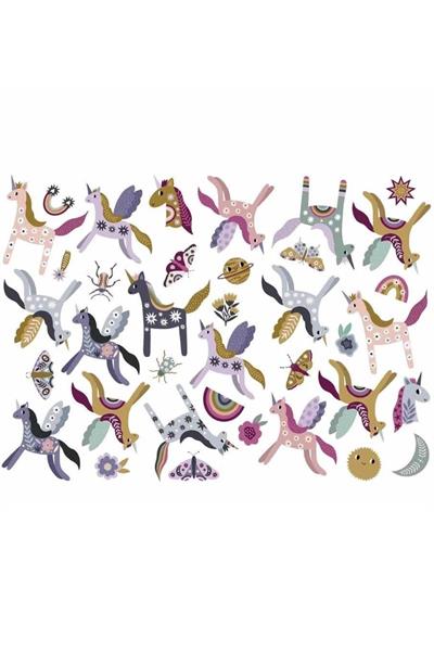 Auzou / Benim Küçük Dövmelerim - Unicorn Çok Renkli