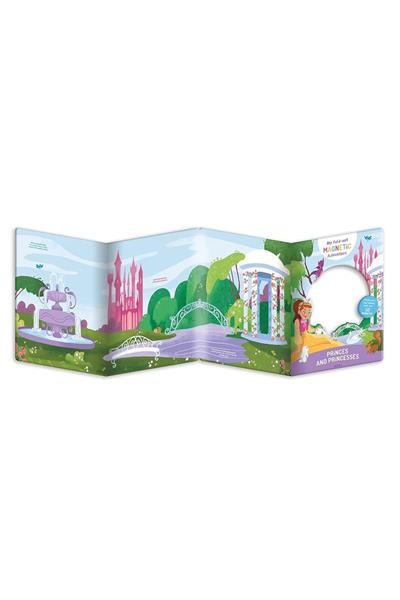 Auzou / My Fold-Out Magnetic Adventure - Princes And Princesses Çok Renkli