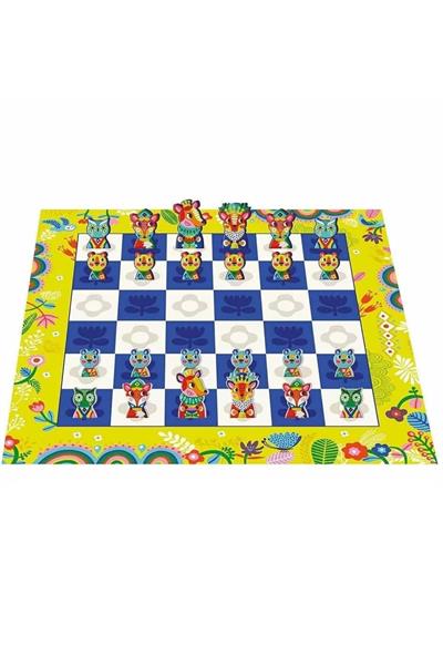 Auzou Toys / Klasik Oyunlar - Satranç Çok Renkli