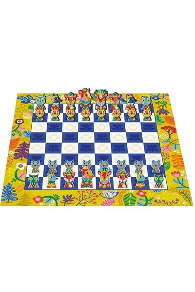Auzou Toys / Klasik Oyunlar - Satranç Çok Renkli