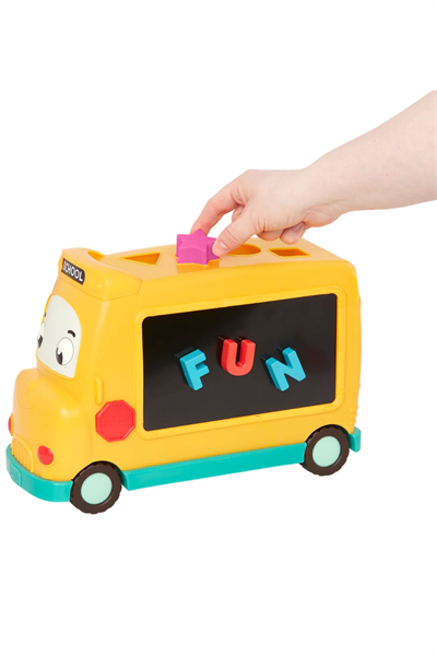 B.Toys Eğitici Okul Otobüsü Çok Renkli