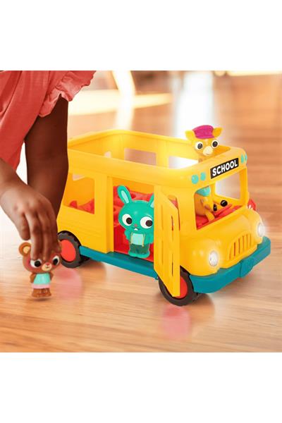 B. Toys Müzikal Okul Otobüsü Çok Renkli