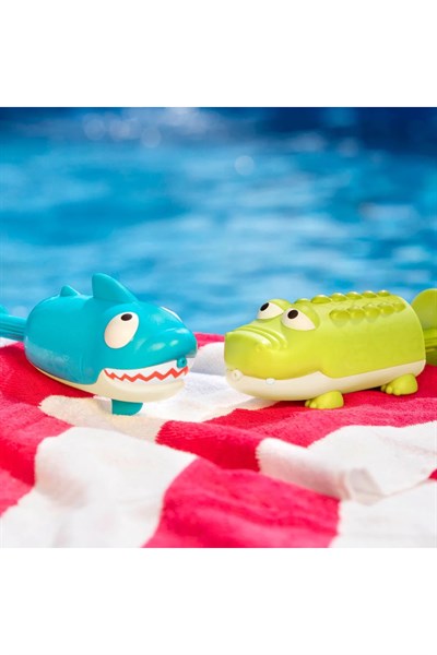 B.Toys Eğlenceli Su Tabancası Timsah ve Köpek Balığı Çok Renkli
