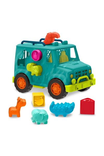 B.Toys Safari Şekil Yerleştirme Çok Renkli