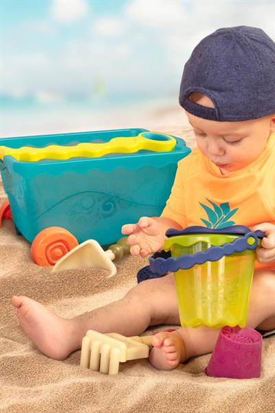 B.Toys Turkuaz Plaj Vagonu Çok Renkli