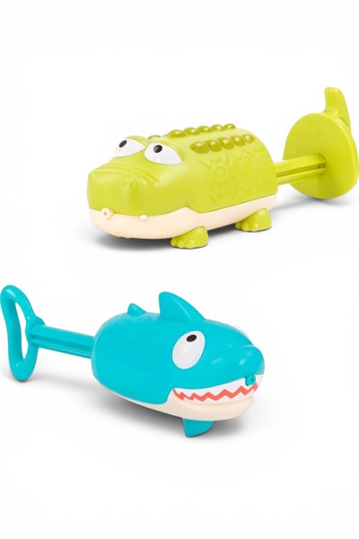 B.Toys Eğlenceli Su Tabancası Timsah ve Köpek Balığı Çok Renkli