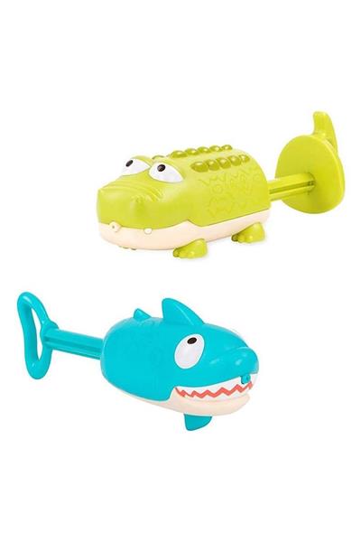 B.Toys Eğlenceli Su Tabancası Timsah ve Köpek Balığı Çok Renkli