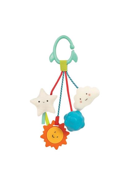 B.Toys Çıngıraklı Puset Oyuncagı - Galaksi Çok Renkli
