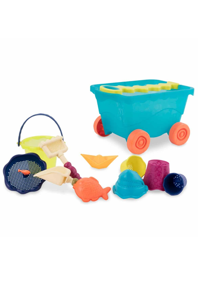 B.Toys Turkuaz Plaj Vagonu Çok Renkli
