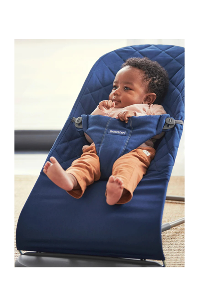 BABYBJÖRN BLISS ANA KUC. COTT. WOVEN MIDNIGHT BLUE Blue