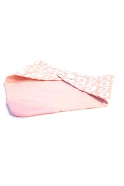 BABYJEM DİŞ KAŞIYICILI POPLİN FULAR ÖNLÜK Pembe