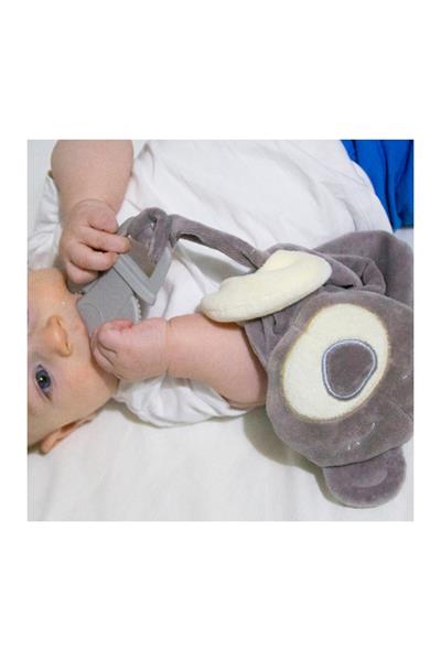 BABYJEM DİŞ KAŞIYICILI UYKUCU AYICIK Gri