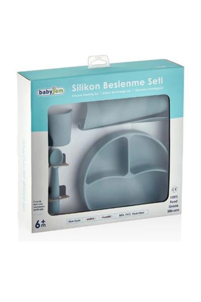 BABYJEM SİLİKON BESLENME SETİ Mint