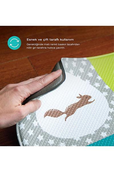 Bblüv Mülti Oyun Halısı Hayvanlar 140*100*1 Cm Çok Renkli