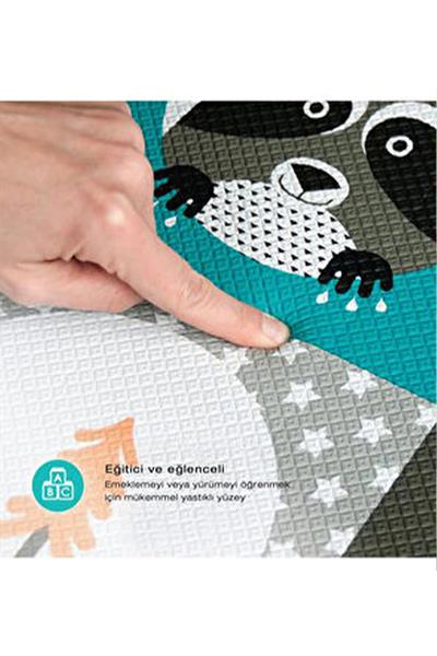 Bblüv Mülti Oyun Halısı Şehir 140*100*1 Cm Çok Renkli