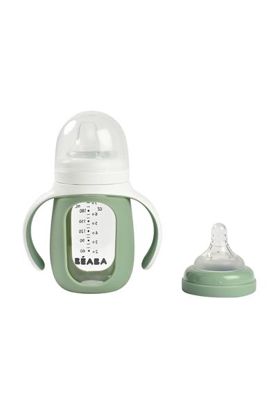 Beaba / 210 ml Cam Biberon Yeşil