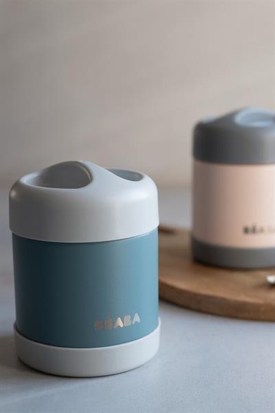 Beaba / 300 ml Paslanmaz Çelik Yiyecek Termosu MistEuca