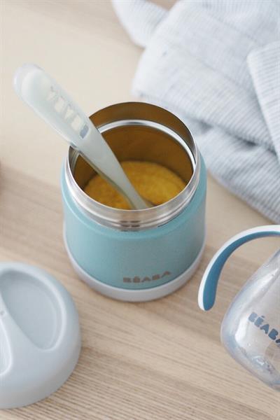 Beaba / 300 ml Paslanmaz Çelik Yiyecek Termosu MistEuca