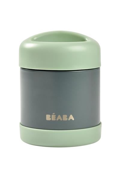 Beaba / 300 ml Paslanmaz Çelik Yiyecek Termosu GriSage