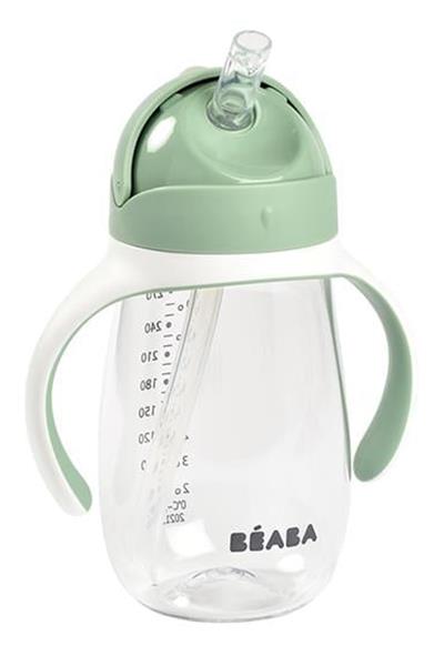Beaba / 300 ml Şeffaf Pipetli Grey Green