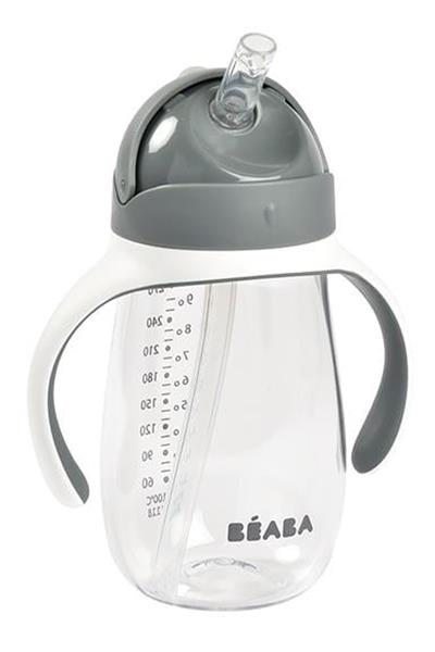 Beaba / 300 ml Şeffaf Pipetli Grey Grey