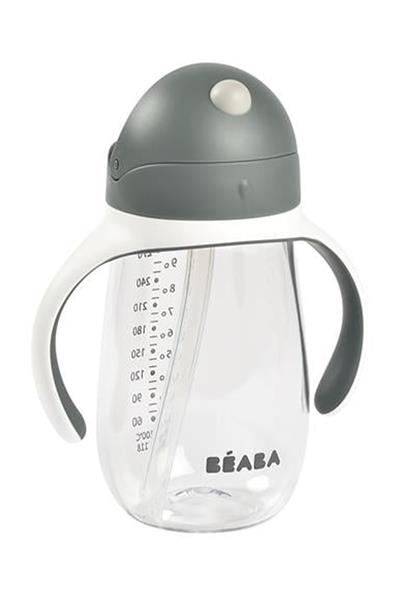 Beaba / 300 ml Şeffaf Pipetli Grey Grey