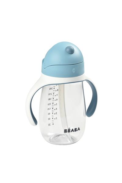 Beaba / 300 ml Şeffaf Pipetli Suluk Windy Mavi