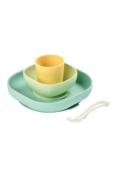 Beaba / 4lü Silikon Beslenme Seti Sarı