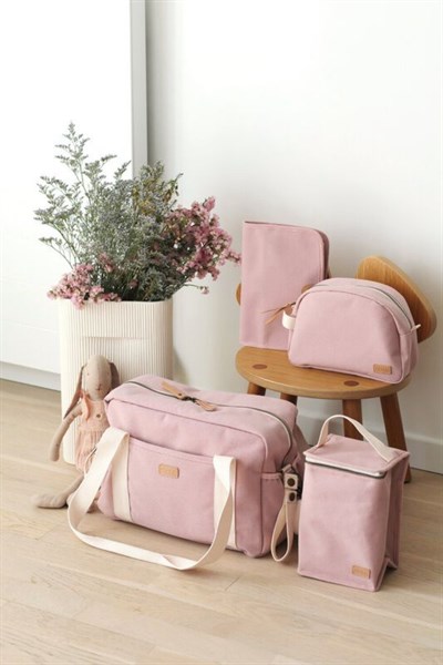 Beaba / İzotermik Beslenme Çantası (Canvas) PEMBE