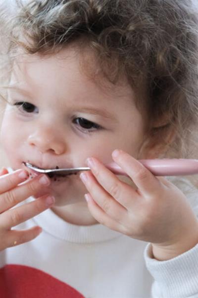 Beaba / Paslanmaz Çelik Çatal Bıçak Kaşık Seti, Old Pink Pembe