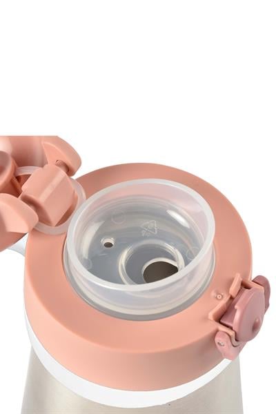 Beaba / Paslanmaz Çelik Suluk 350 ml Pink
