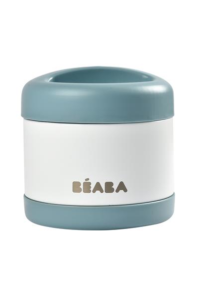Beaba Paslanmaz Çelik Yiyecek Termosu (baltic blue/white) Mavi