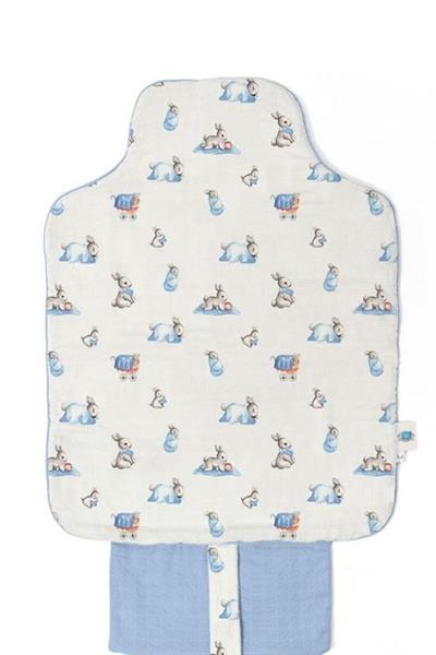 Deux Lapins / Bebe Lapin - Müslin Bebek Pratik Alt Açma Matı Çok Renkli