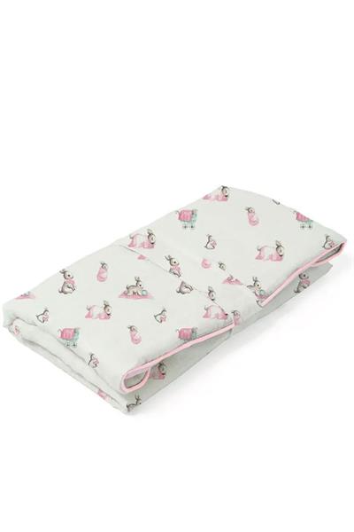 Deux Lapins / Bebe Lapin Rose - Müslin Bebek Pratik Alt Açma Matı Çok Renkli