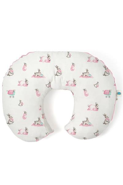 Deux Lapins / Bebe Lapin Rose - Müslin Emzirme Destek Yastığı Çok Renkli
