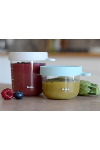 Bebek cam mama kavanozu 2li set (150 ml green / 250 ml airy Std