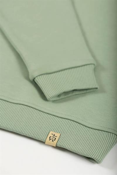 Beetlebeez / Çocuk Bisiklet Yaka Nakışlı Sweatshirt - Mint Mint