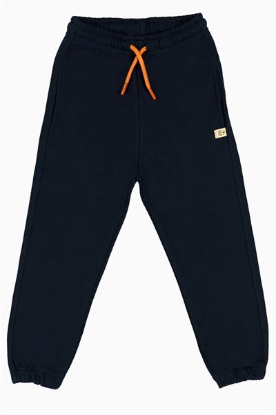 Beetlebeez / Çocuk Lacivert Eşofman Altı - Jogger - Turuncu Kordonlu Lacivert