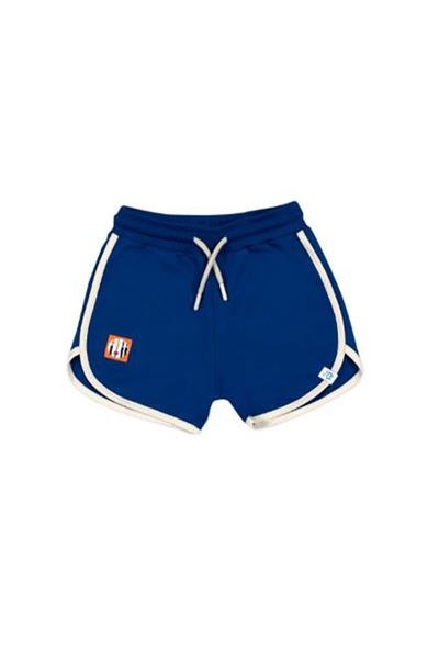Beetlebeez / Retro Shorts - Navy Blue with Ecru Trim Çok Renkli