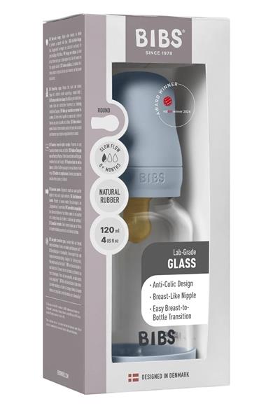 Bibs - Baby Bottle Cam Biberon Seti 120 ml - Baby Blue
