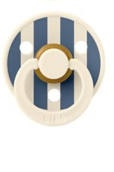 Bibs / Block - Ivory / Steel Blue Std