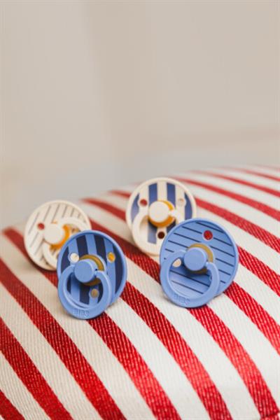 Bibs / Pin - Steel Blue Ivory